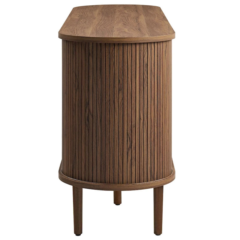 Meuble de rangement ovale cannelé Harlan 67
