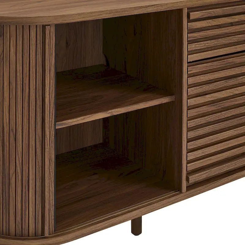 Meuble de rangement ovale cannelé Harlan 67