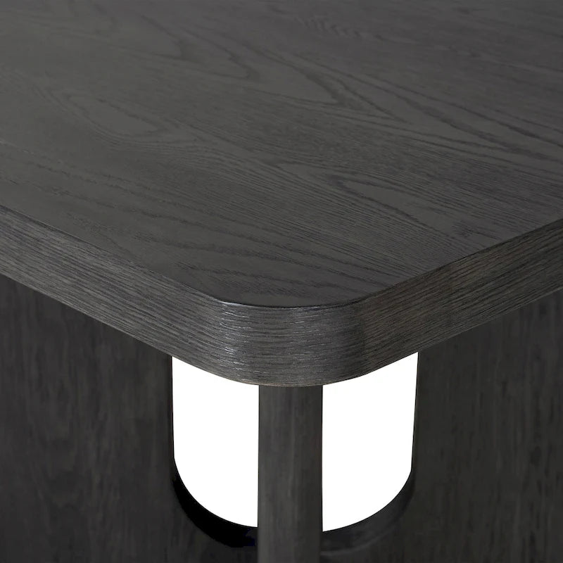 Furniture of America Piez Modern 54-inch Square Solid Wood Counter Height Dining Table