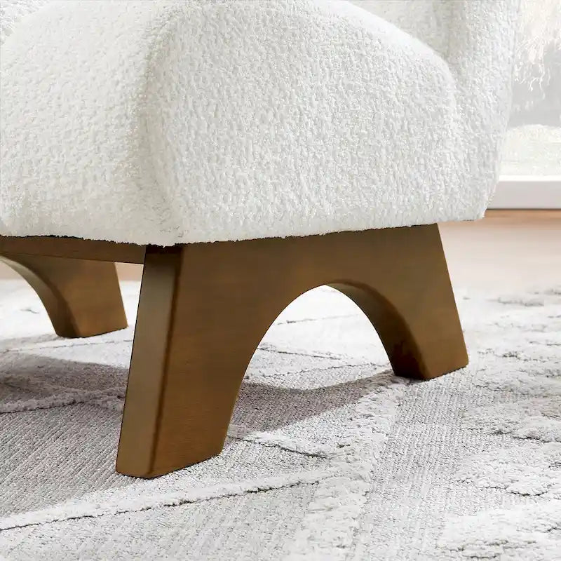 Fauteuil d'appoint moderne sans accoudoirs - Canapé Loveseat