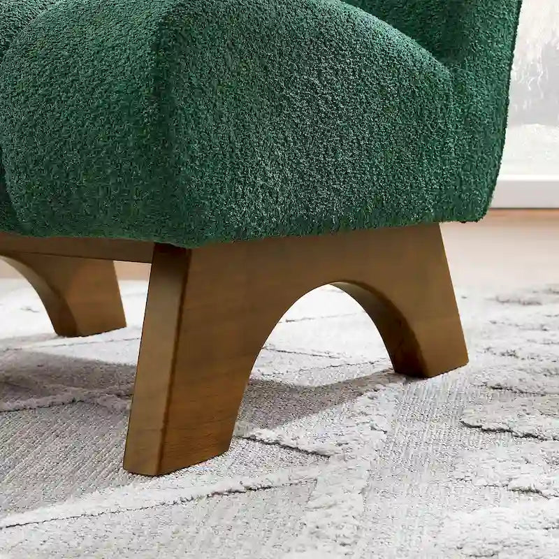 Fauteuil d'appoint moderne sans accoudoirs - Canapé Loveseat