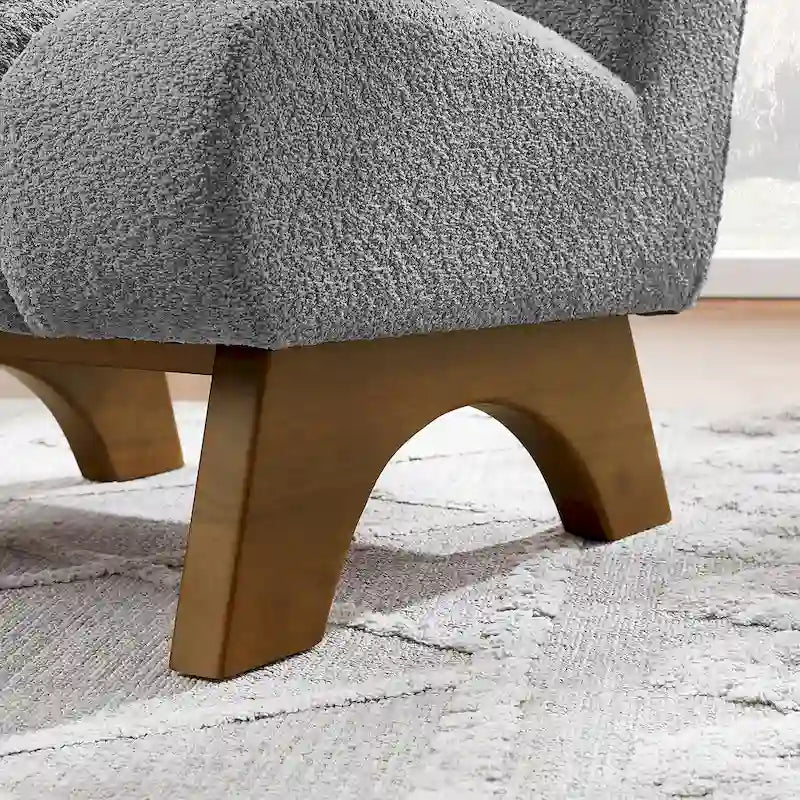 Fauteuil d'appoint moderne sans accoudoirs - Canapé Loveseat