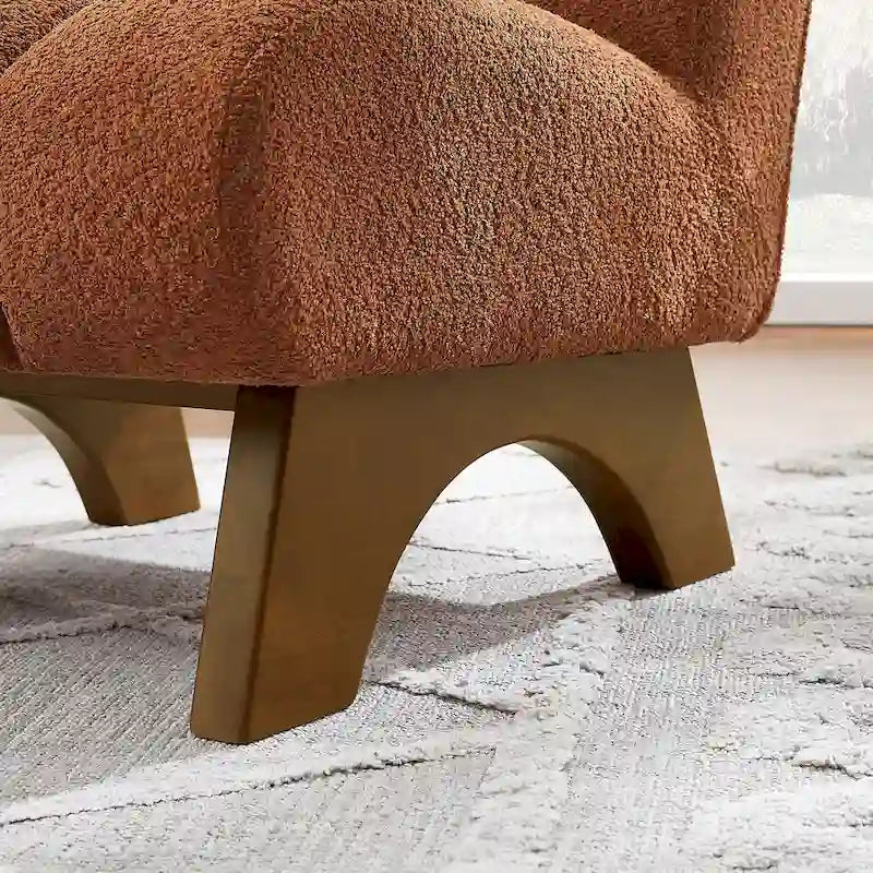 Fauteuil d'appoint moderne sans accoudoirs - Canapé Loveseat