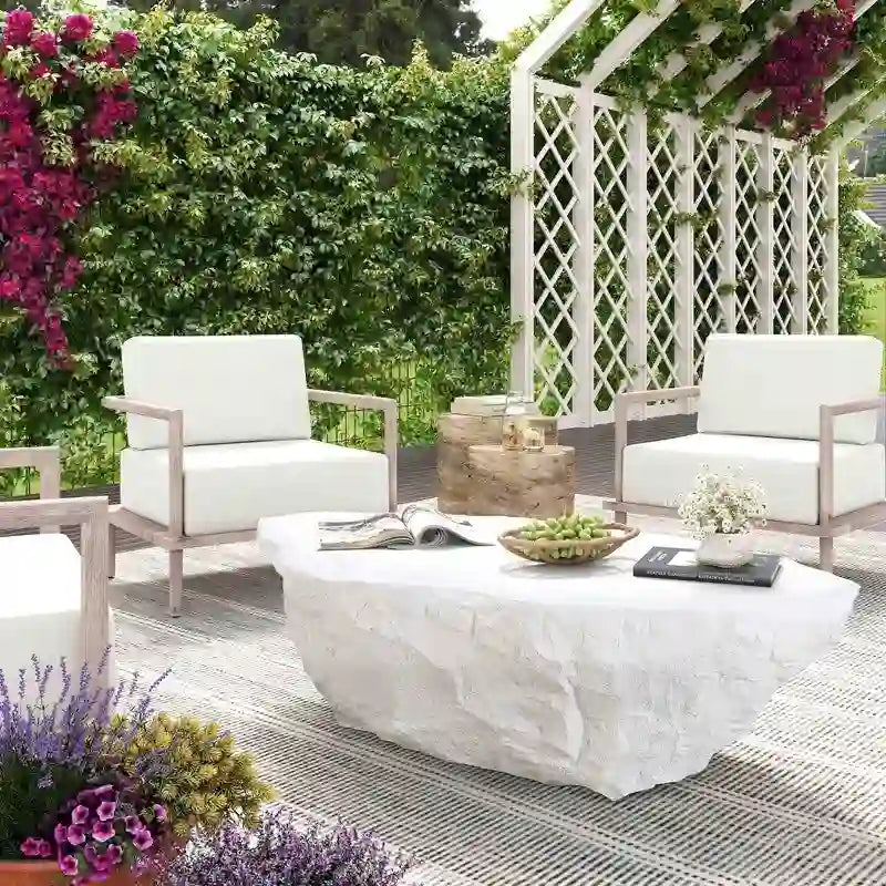 Crag Concrete Indoor / Outdoor Coffee Table