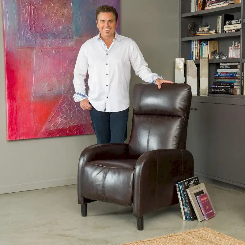 Bonded Leather Power Recliner