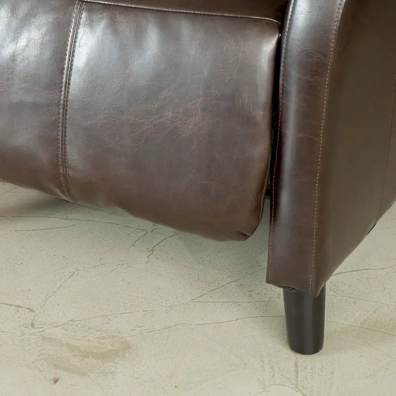 Fauteuil inclinable électrique en cuir reconstitué