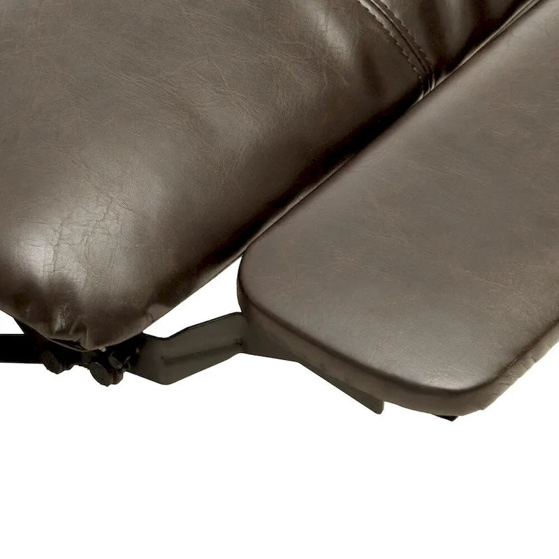Fauteuil inclinable électrique en cuir reconstitué