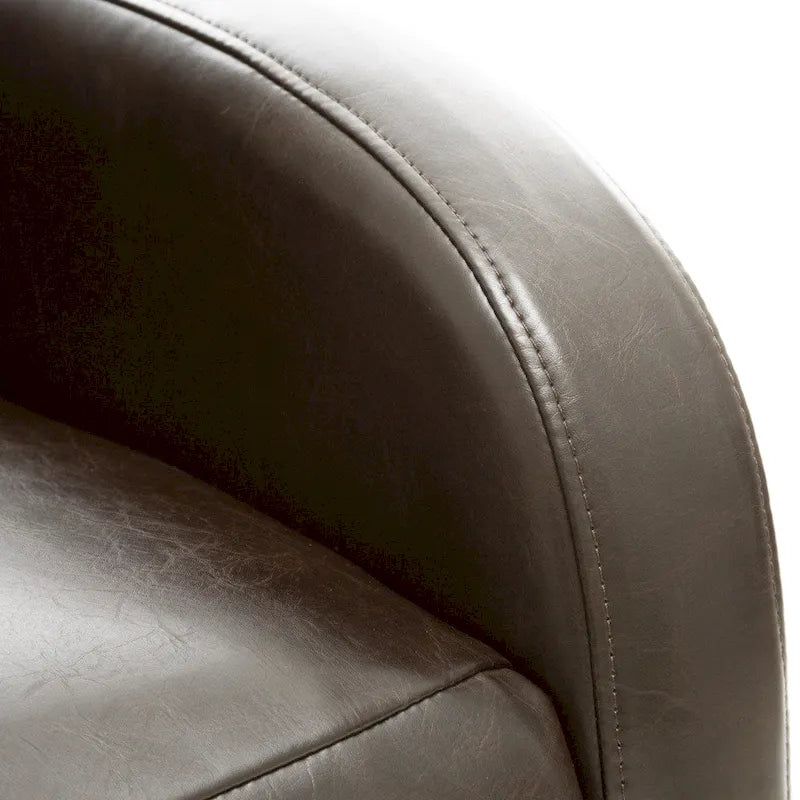 Fauteuil inclinable électrique en cuir reconstitué