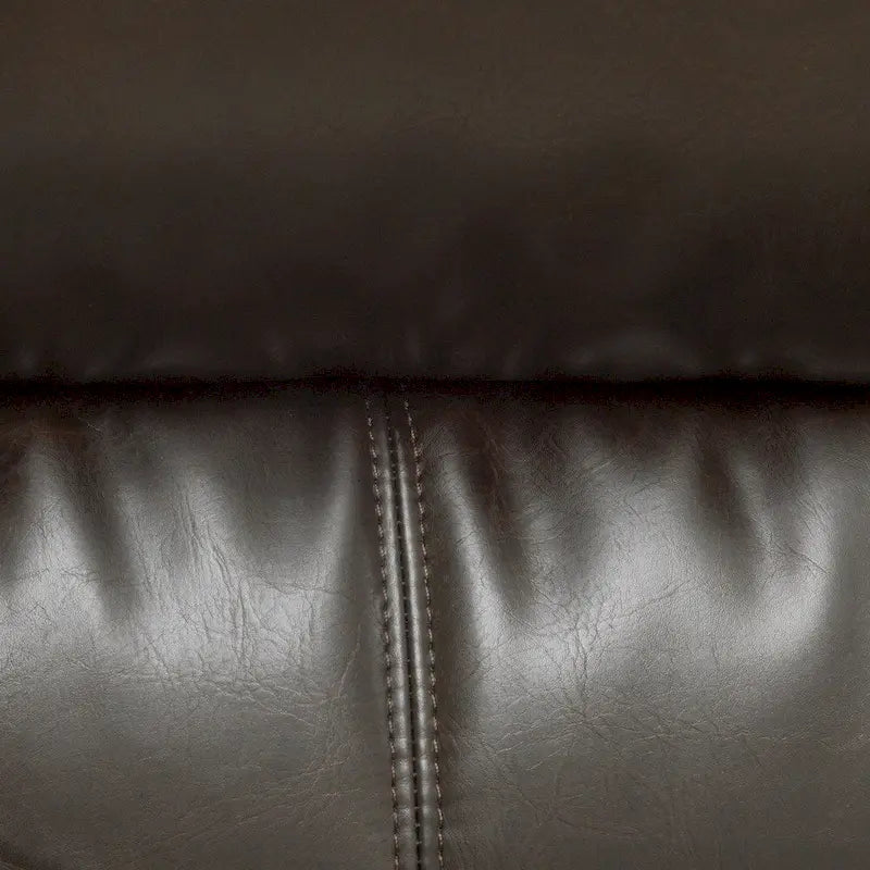 Fauteuil inclinable électrique en cuir reconstitué