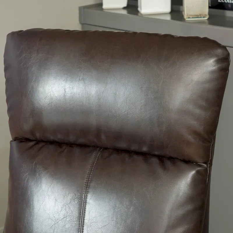 Fauteuil inclinable électrique en cuir reconstitué
