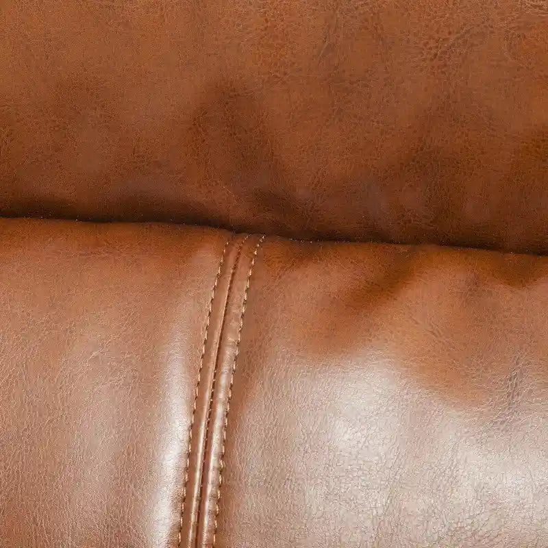 Fauteuil inclinable électrique en cuir reconstitué