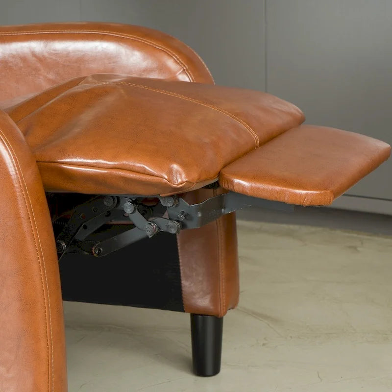 Fauteuil inclinable électrique en cuir reconstitué
