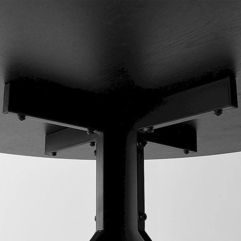 Table à manger ronde 43 po - Noire