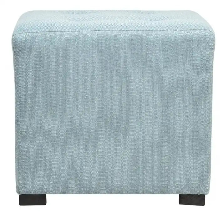 Pouf carré capitonné à 4 boutons