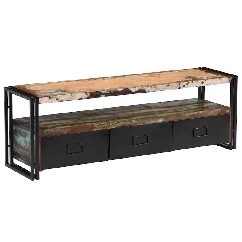 Meuble TV Console TV Buffet Meuble TV Meuble de divertissement à domicile Armoire - 47,2x11,8x15,7