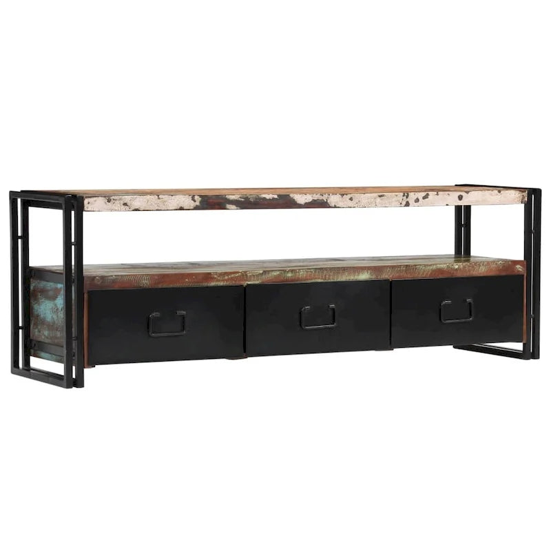 Meuble TV Console TV Buffet Meuble TV Meuble de divertissement à domicile Armoire - 47,2x11,8x15,7