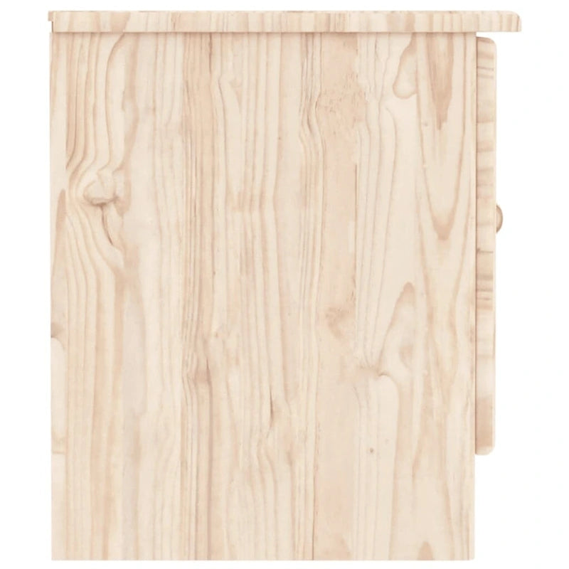 Meuble TV en pin massif - 44,1 x 13,8 x 16,1