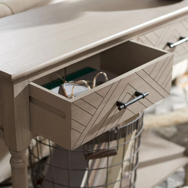 2-Drawer Console Table - 36W x 13D x 30H