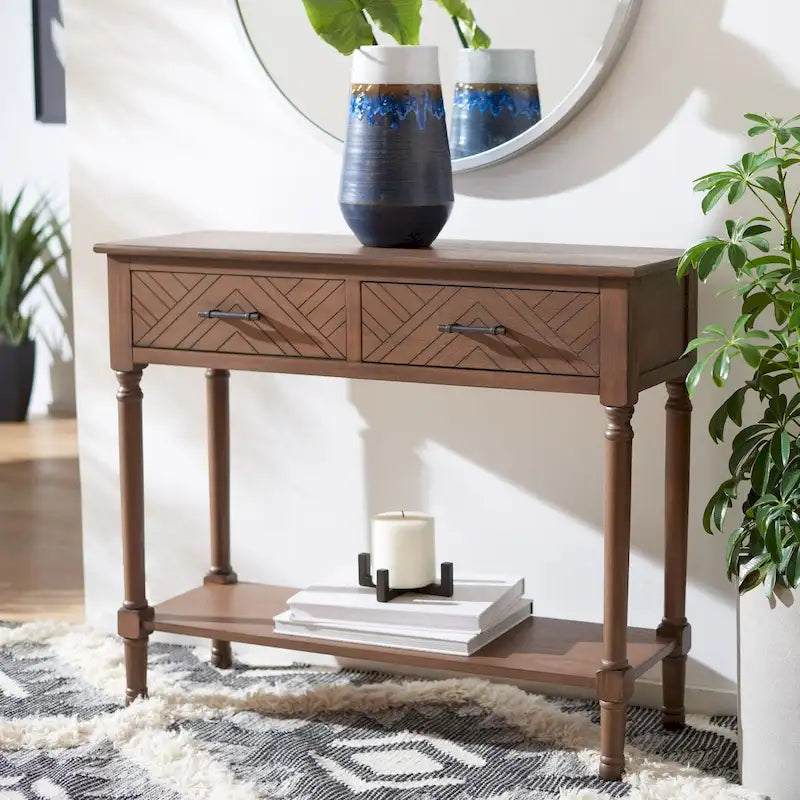 2-Drawer Console Table - 36W x 13D x 30H