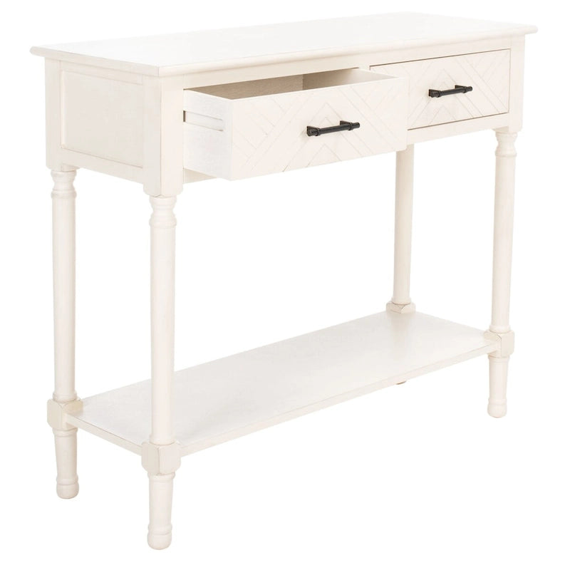 Console 2 tiroirs – 36 larg. x 13 prof. x 30 haut.