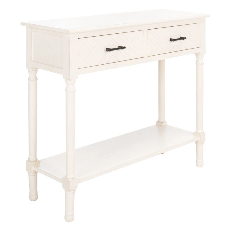 Console 2 tiroirs – 36 larg. x 13 prof. x 30 haut.