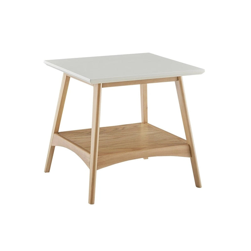 Bout de canapé moderne avec étagère inférieure – 24 larg. x 24 prof. x 22 haut.