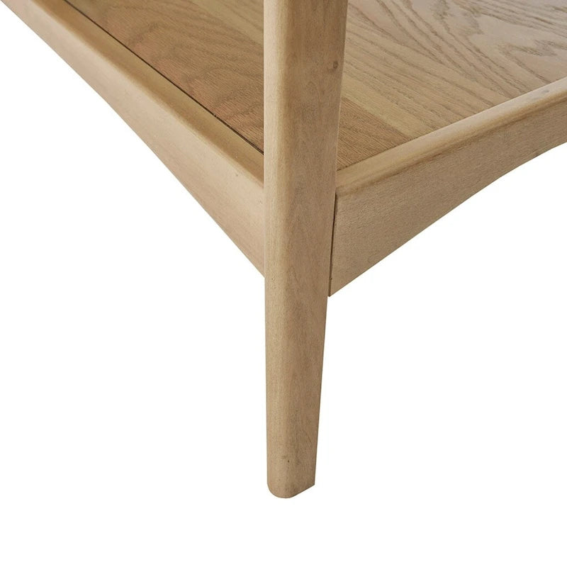 Bout de canapé moderne avec étagère inférieure – 24 larg. x 24 prof. x 22 haut.