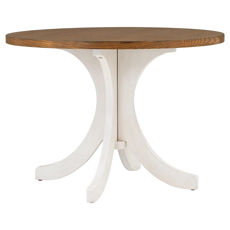 Table à manger ronde de 42 po - Style Mid-Century, 4 places