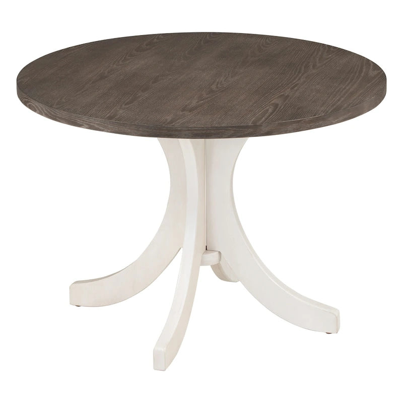 Table à manger ronde de 42 po - Style Mid-Century, 4 places
