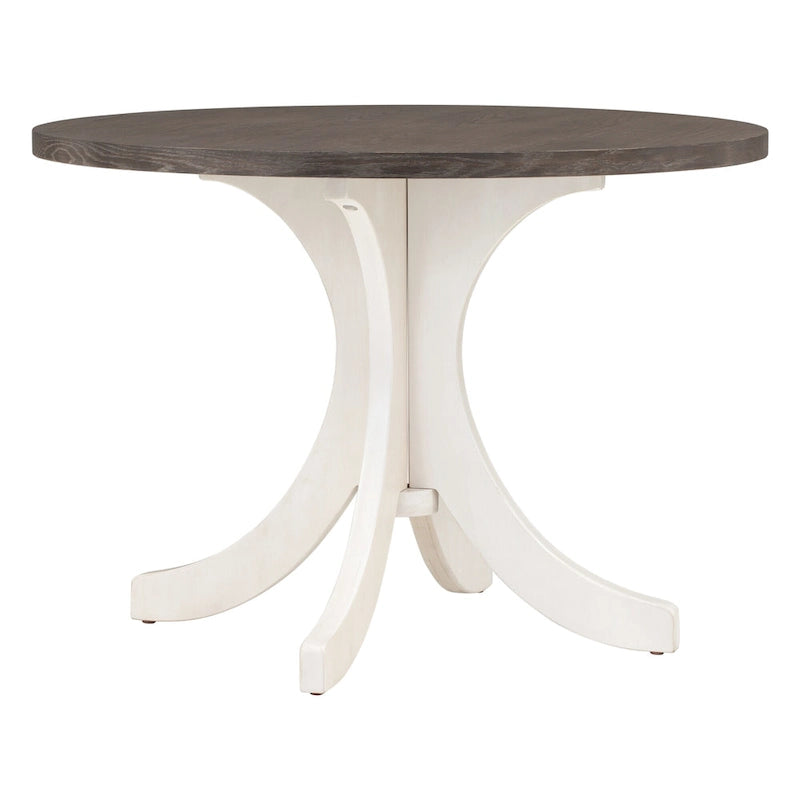 Table à manger ronde de 42 po - Style Mid-Century, 4 places