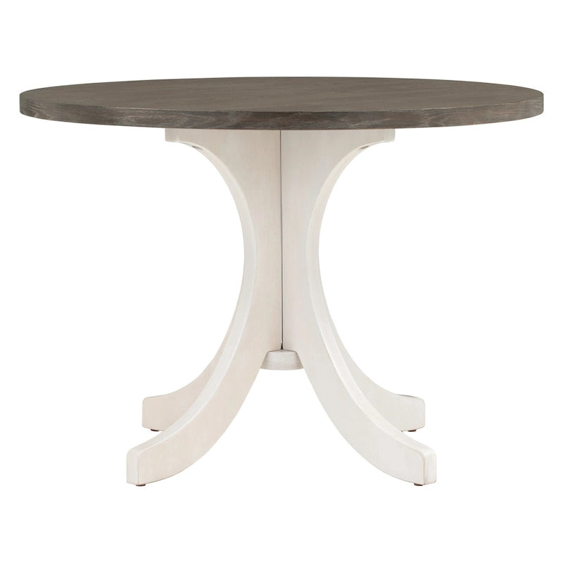 Table à manger ronde de 42 po - Style Mid-Century, 4 places
