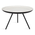 Table basse ronde en métal - 25" de diamètre