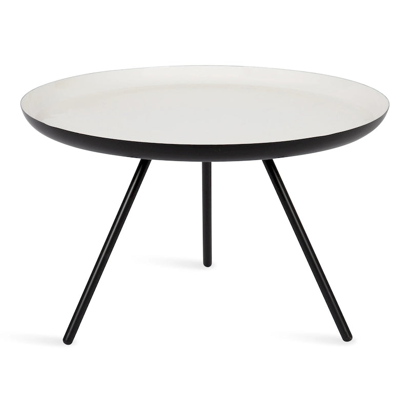 Round Metal Coffee Table - 25" Diameter