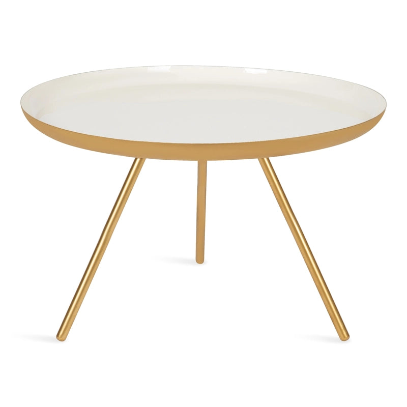 Round Metal Coffee Table - 25" Diameter