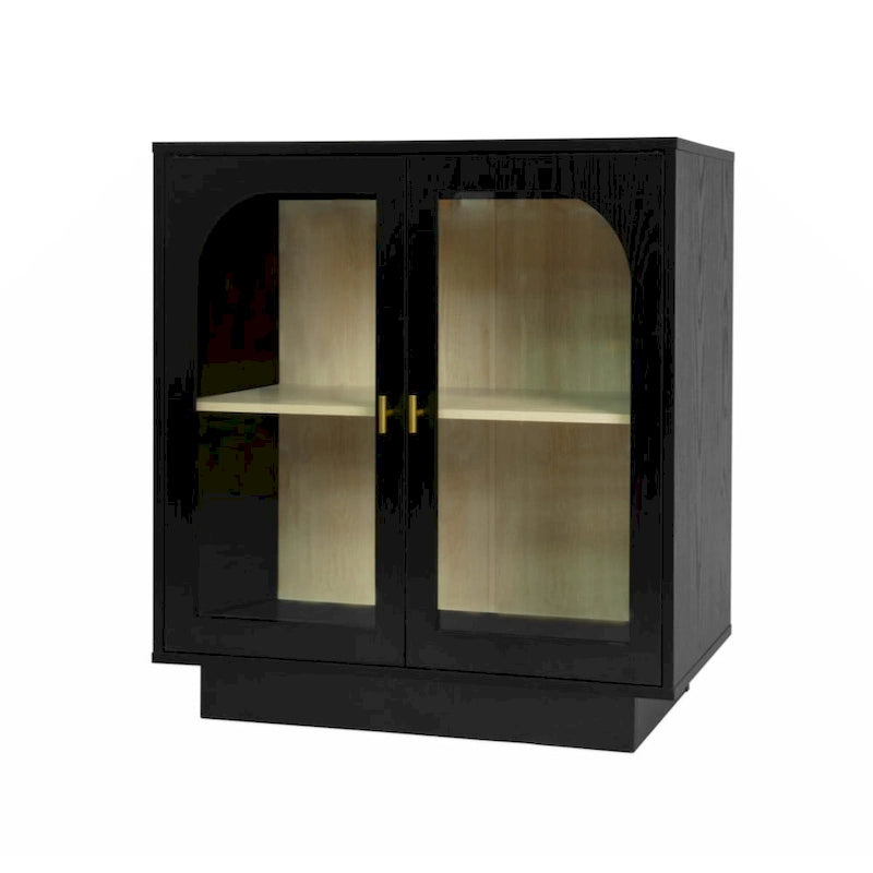 Meuble de rangement avec porte en acrylique pour salon, salle à manger, bureau