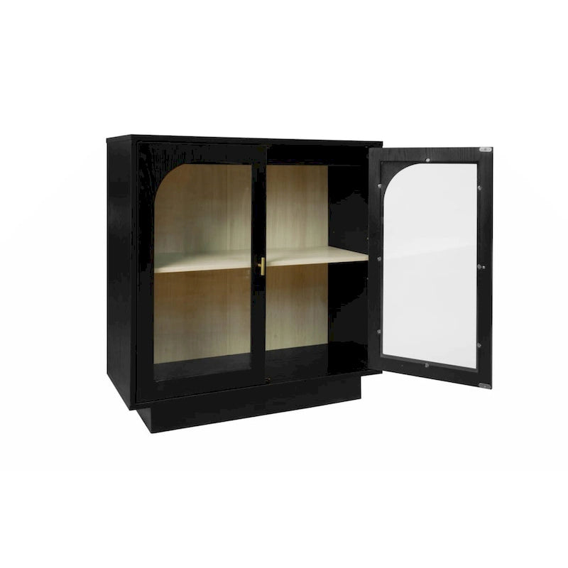 Meuble de rangement avec porte en acrylique pour salon, salle à manger, bureau