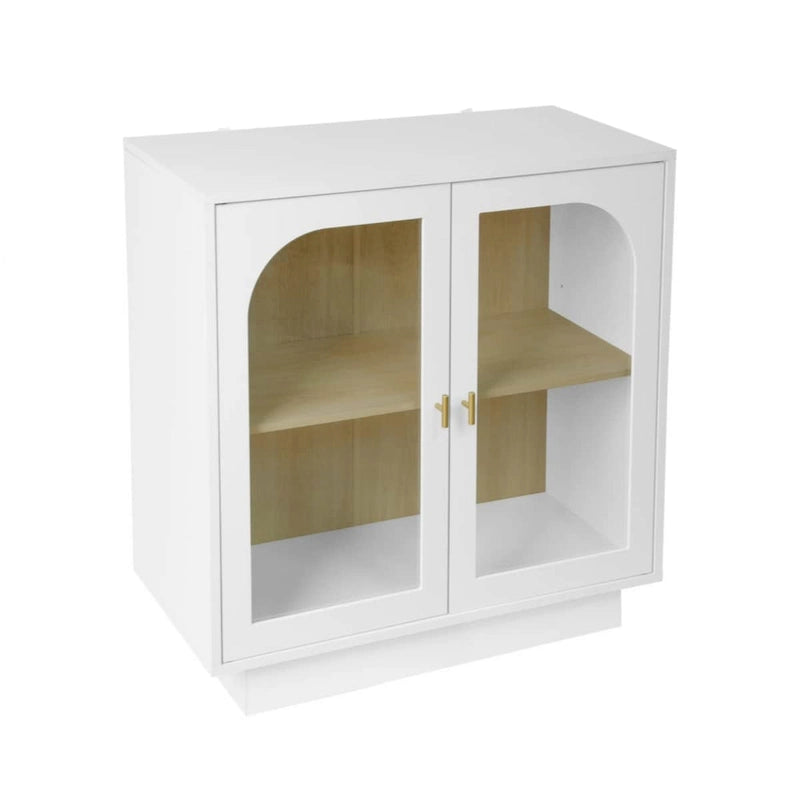 Meuble de rangement avec porte en acrylique pour salon, salle à manger, bureau