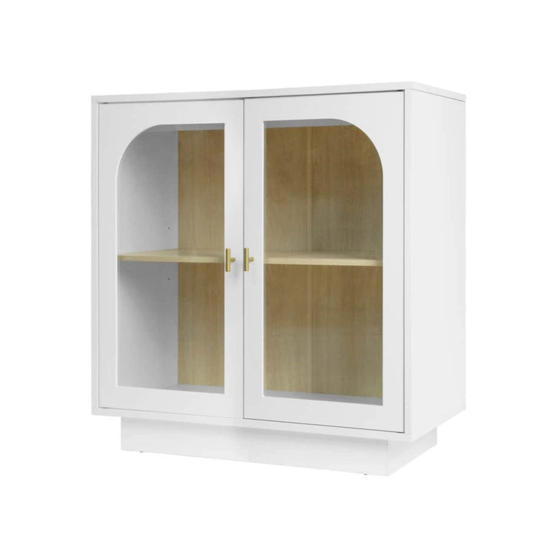 Meuble de rangement avec porte en acrylique pour salon, salle à manger, bureau