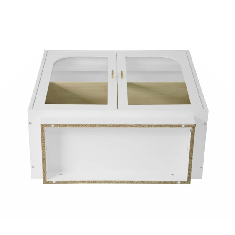 Meuble de rangement avec porte en acrylique pour salon, salle à manger, bureau