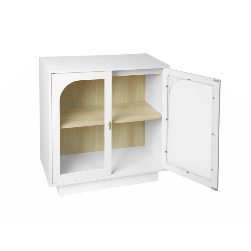 Meuble de rangement avec porte en acrylique pour salon, salle à manger, bureau