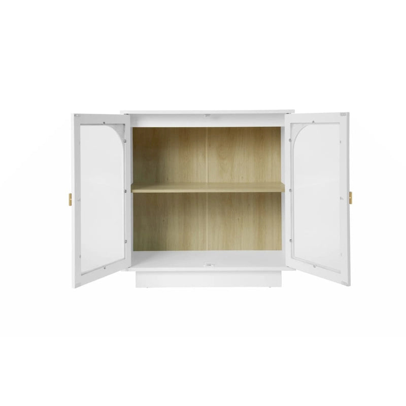 Meuble de rangement avec porte en acrylique pour salon, salle à manger, bureau