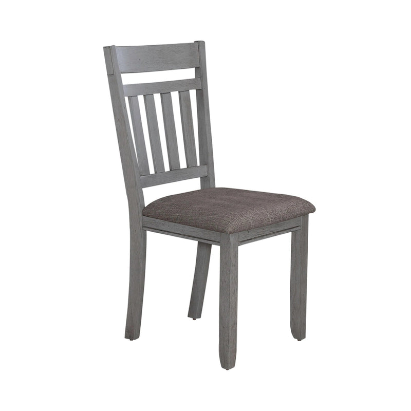 Newport Smokey Grey 6 Piece Trestle Table Set
