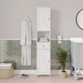 Freestanding Bathroom Tall Linen Tower Storage Organizer with Shelves