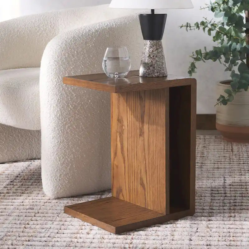 SAFAVIEH Couture Kassia Wood C Table - 14Wx13Dx20H