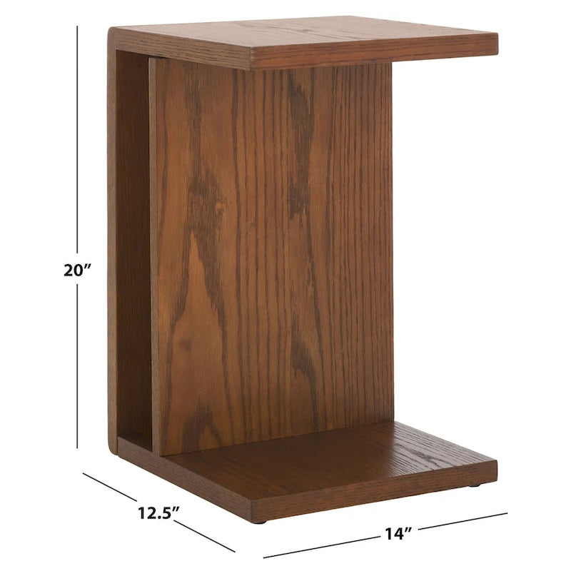 SAFAVIEH Couture Kassia Wood C Table - 14Wx13Dx20H